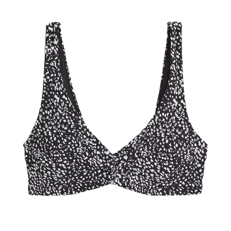 

Лиф H&M Padded Bikini with Lace-up Back, черный