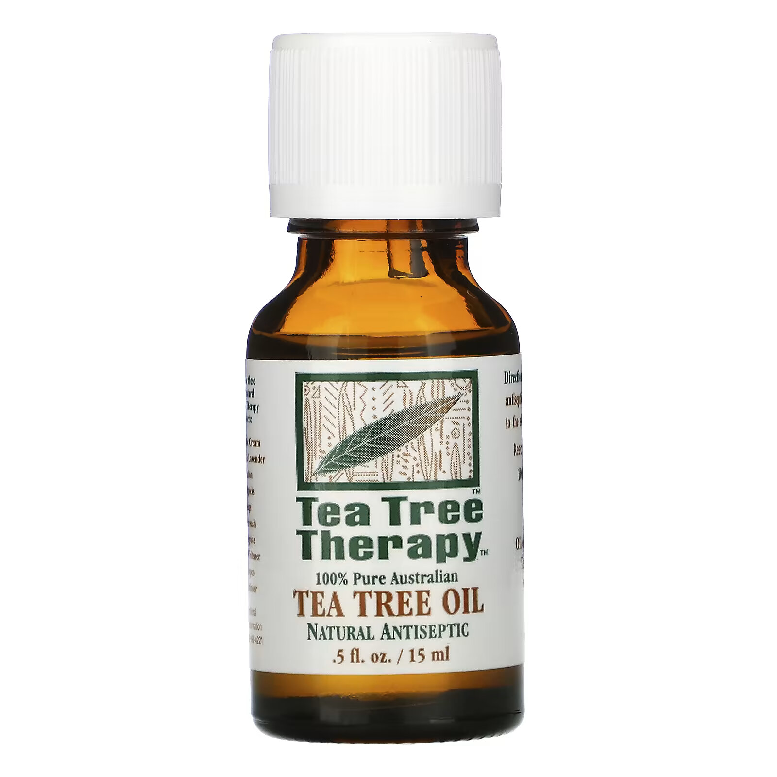 Tea Tree Therapy, Масло чайного дерева, 0,5 жидкой унции (15 мл) tea tree therapy 100% чистое масло австралийского чайного дерева 2 жидких унции