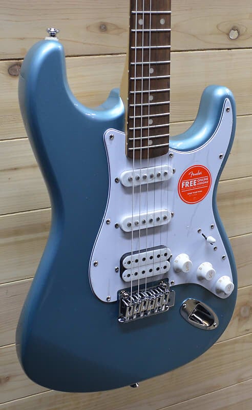 

Новая гитара Squier Affinity Series Stratocaster HSS Limited Edition Ice Blue Metallic Affinity Stratocaster