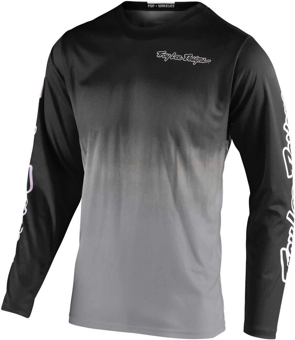 

Джерси Troy Lee Designs GP Stain'd Мотокросс, черно-серые