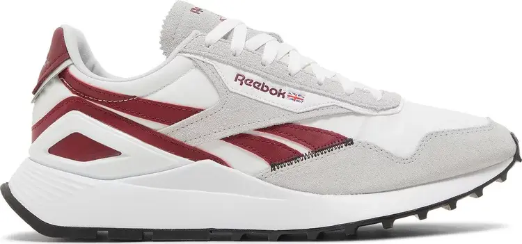 

Кроссовки classic leather legacy az 'grey classic burgundy' Reebok, белый