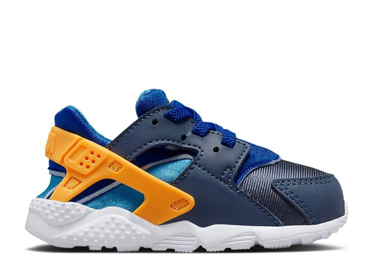 

Кроссовки Nike HUARACHE RUN TD 'DIFFUSED BLUE LASER ORANGE', синий