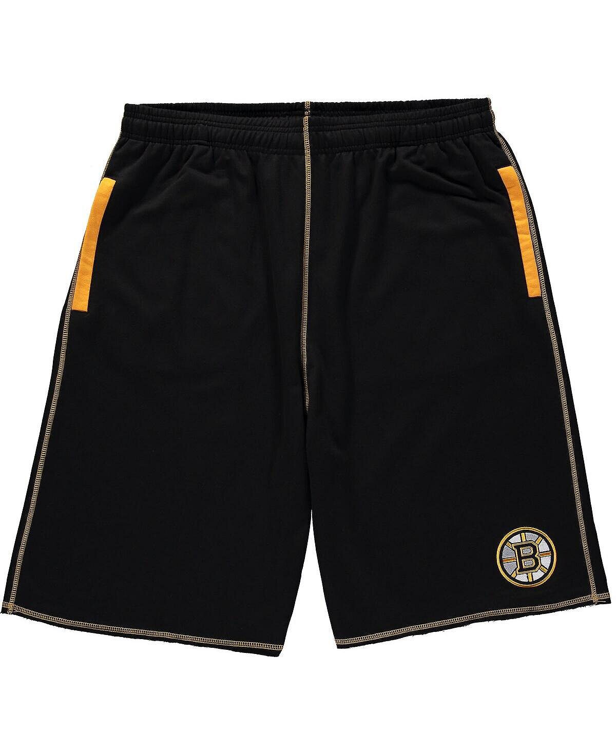 

Мужские черные шорты из ткани френч терри boston bruins big and tall Profile, черный