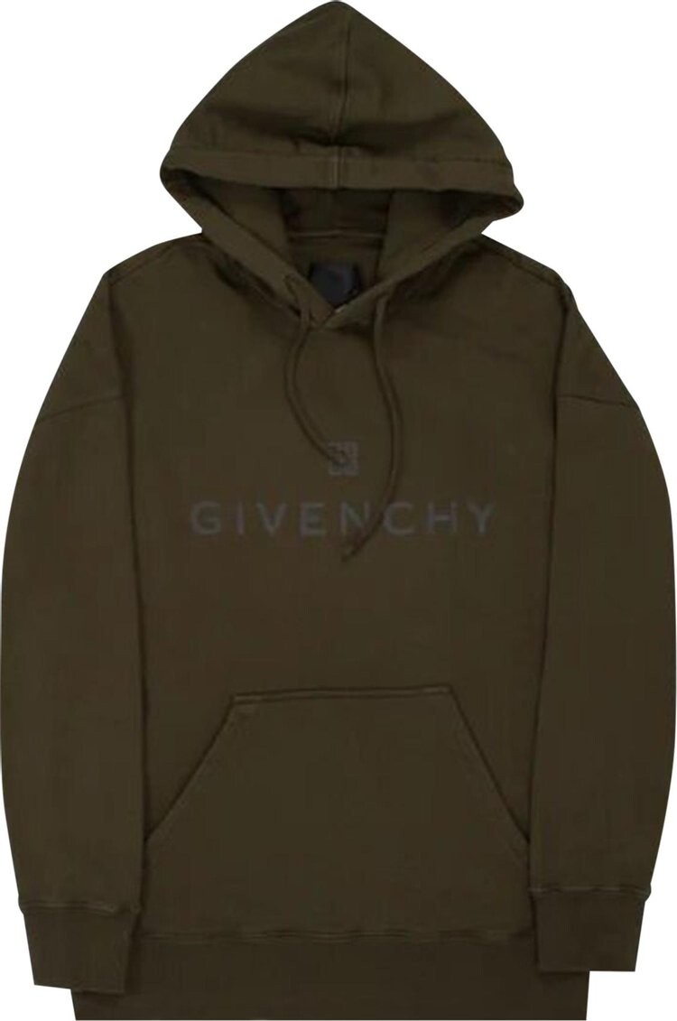

Худи Givenchy Slim Fit Print Hoodie 'Military Green', зеленый