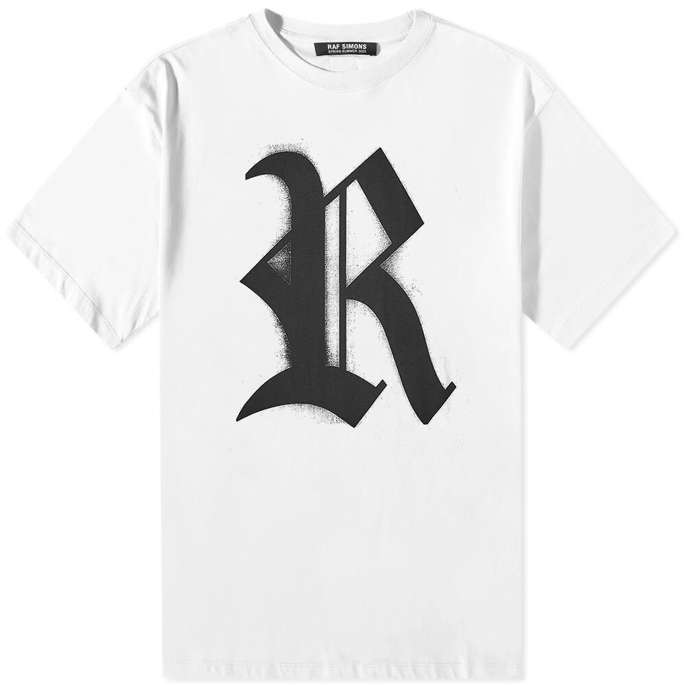 

Футболка Raf Simons Oversized R Tee, Серый