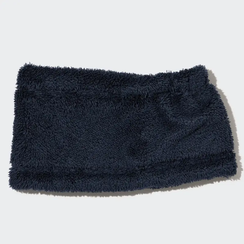 

Снуд Uniqlo Kids Heattech Fleece Neck Warmer, темно-синий