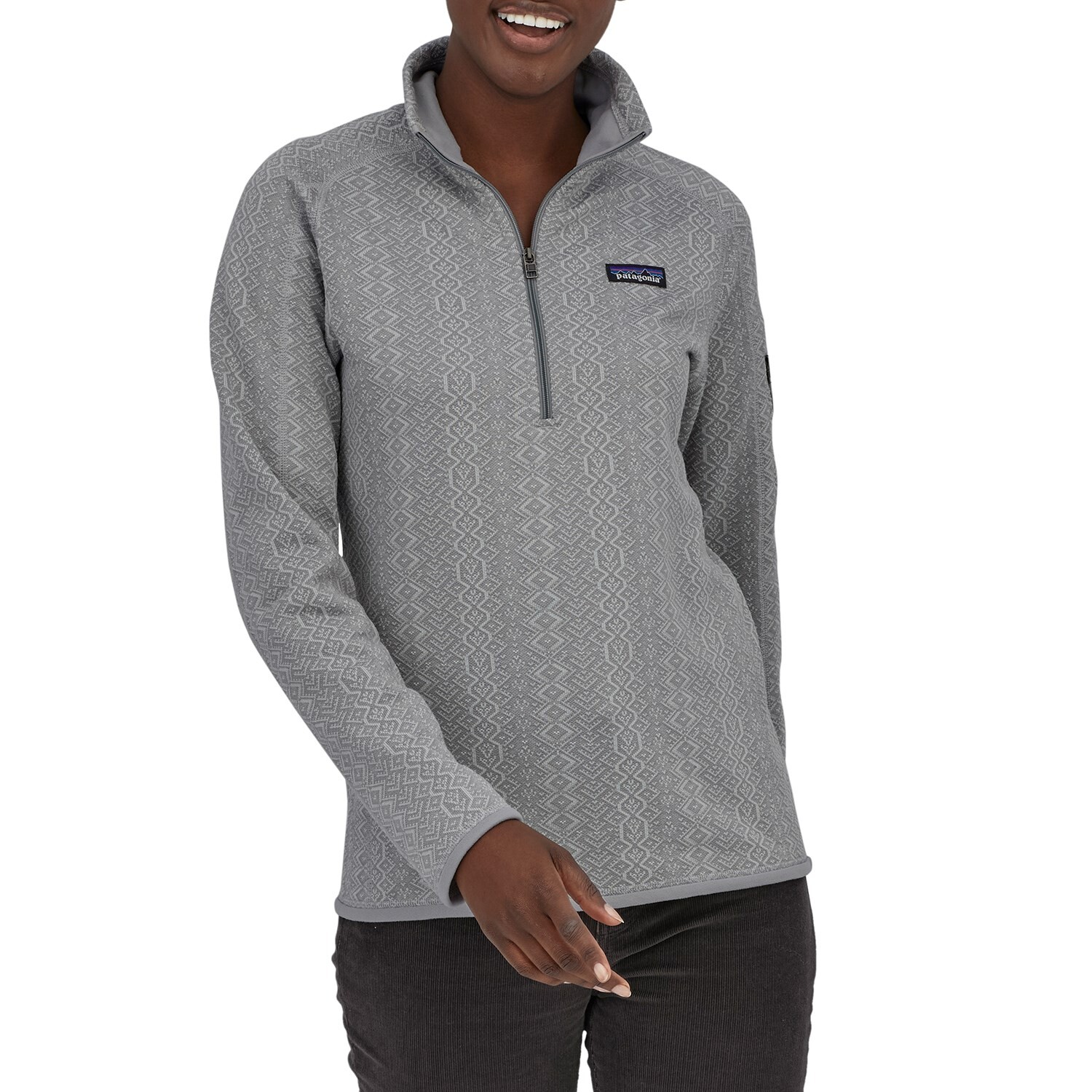 

Patagonia Better Sweater 1/4 Zip Pullover Fleece - Женские, серый