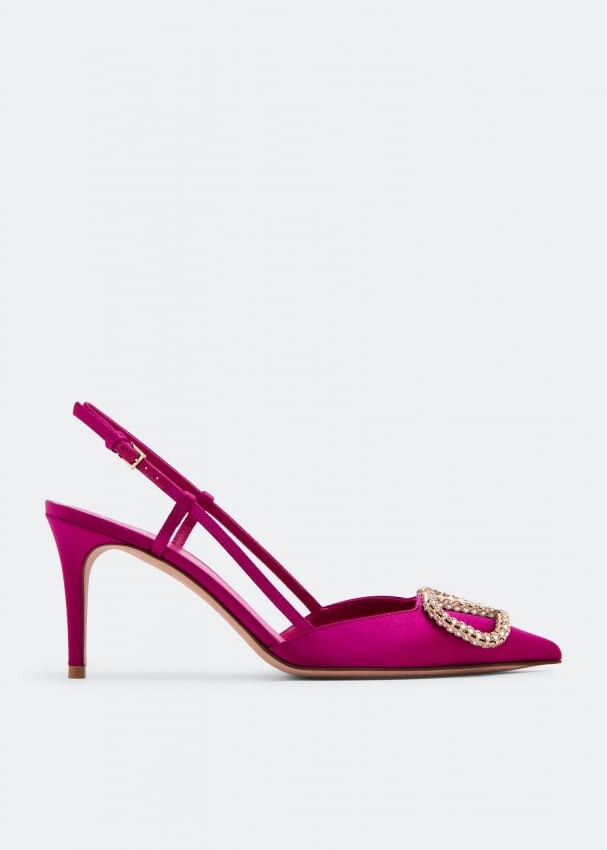 

Туфли VALENTINO GARAVANI VLogo Signature slingback pumps, розовый