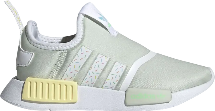 

Кроссовки Adidas NMD 360 J 'Linen Green Sprinkles', зеленый