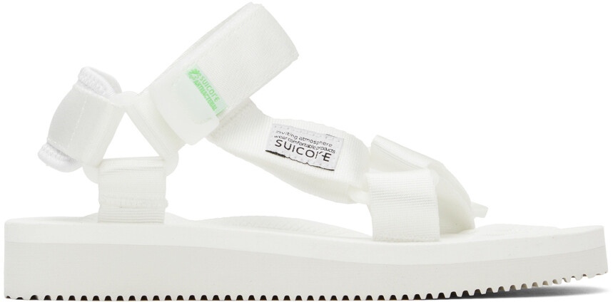 

Белые сандалии DEPA-Cab Suicoke