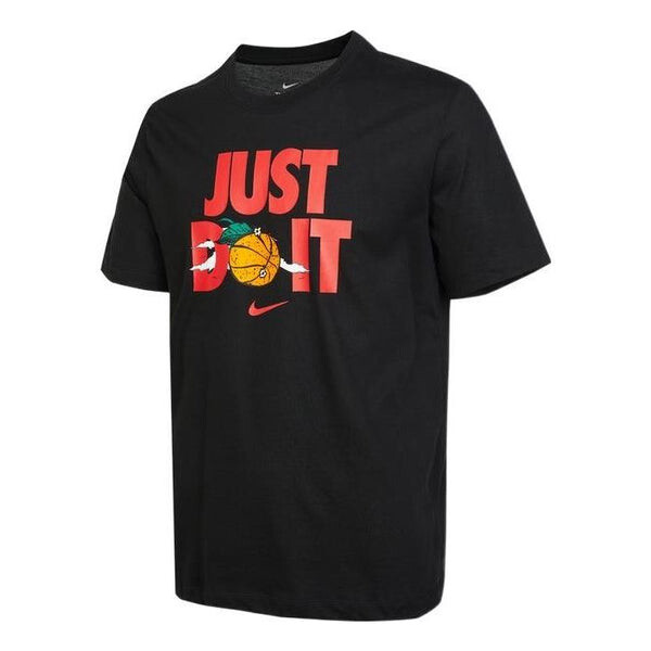 

Футболка Nike Just Do It Alphabet Printing Round Neck Short Sleeve Black, Черный