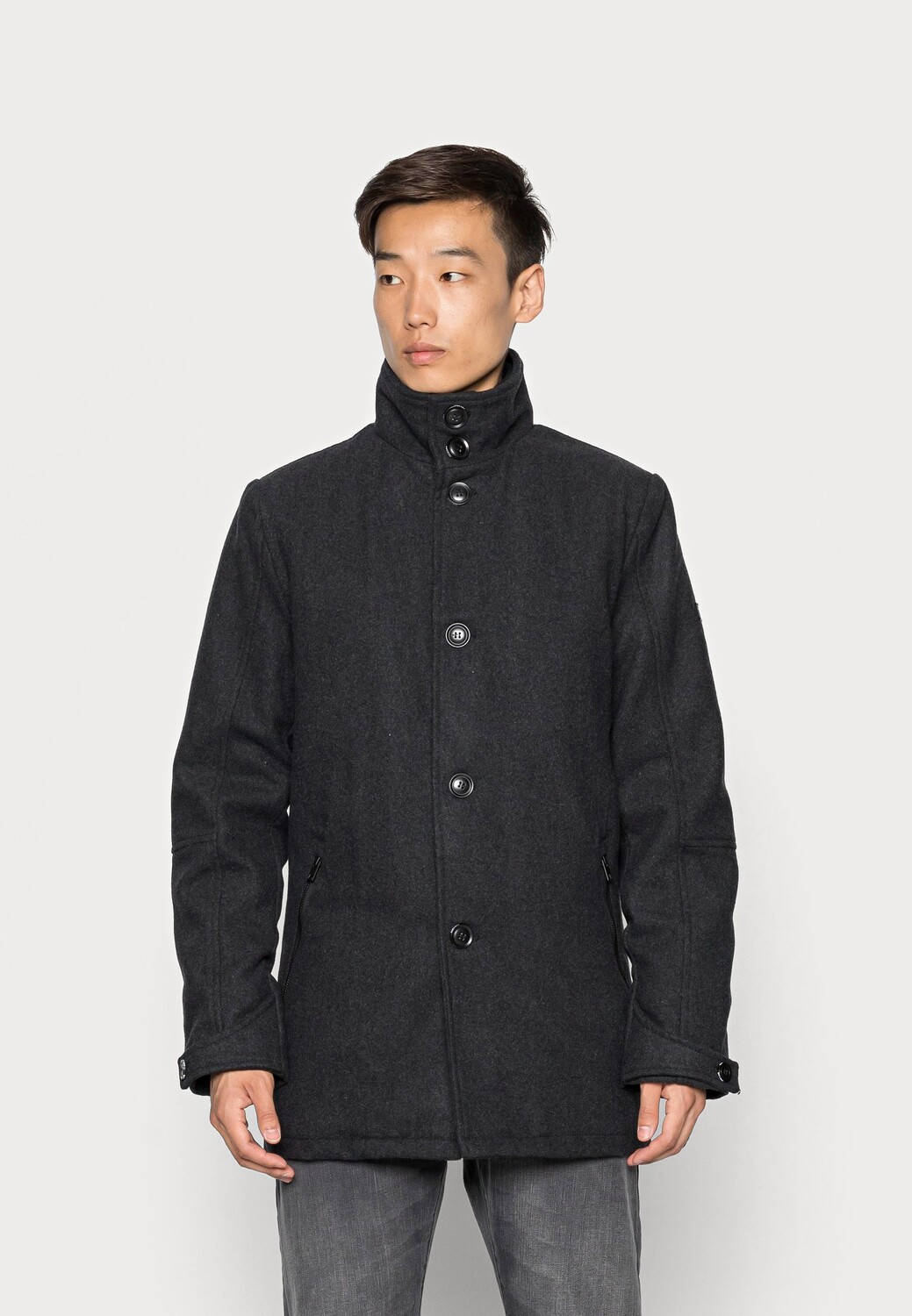 

Пальто короткое Indicode Jeans, серый