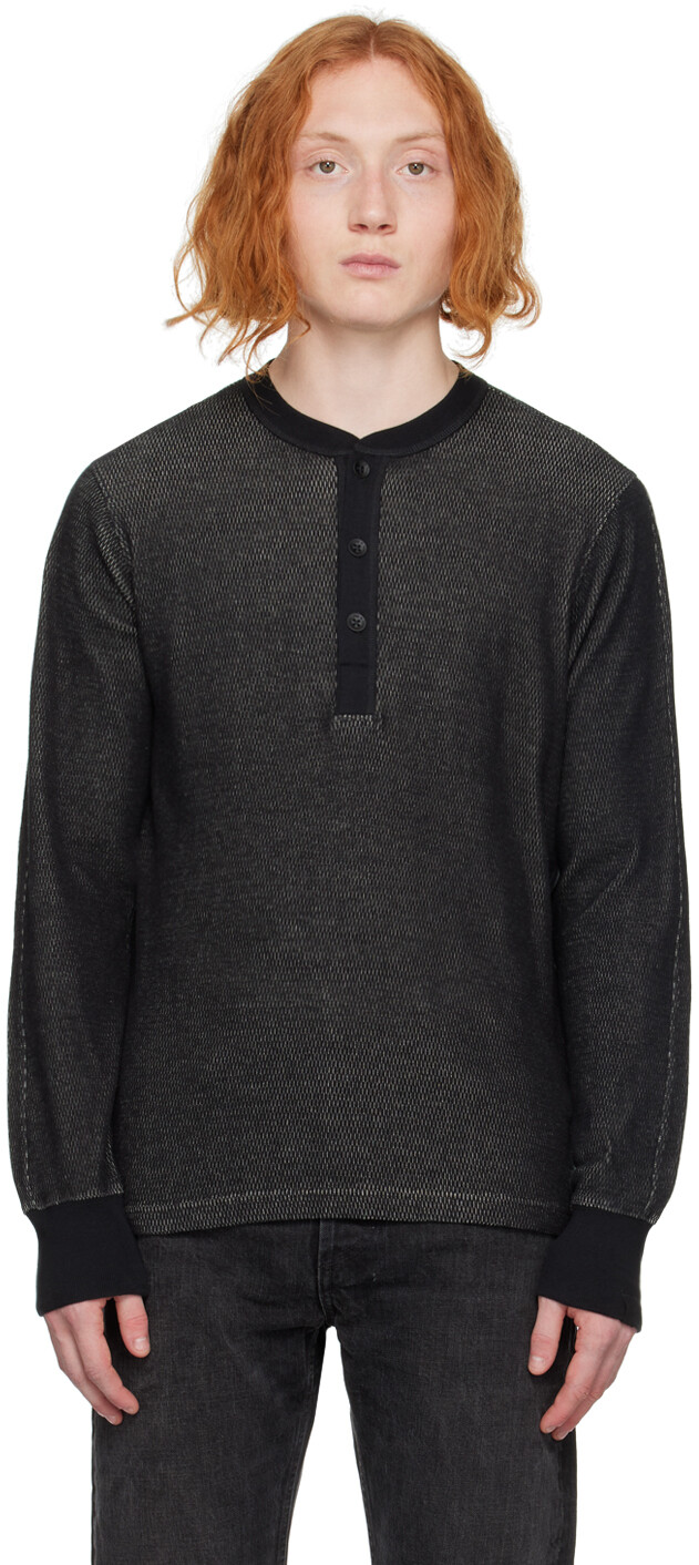 

Блэк Коллин Хенли rag & bone, Коричневый, Блэк Коллин Хенли rag & bone