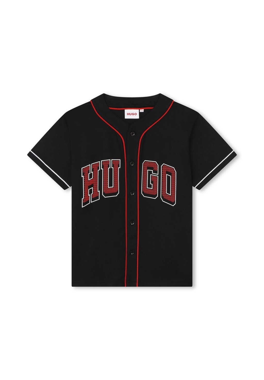 

Рубашка SHORT SLEEVE SHIRT HUGO Kids, цвет black