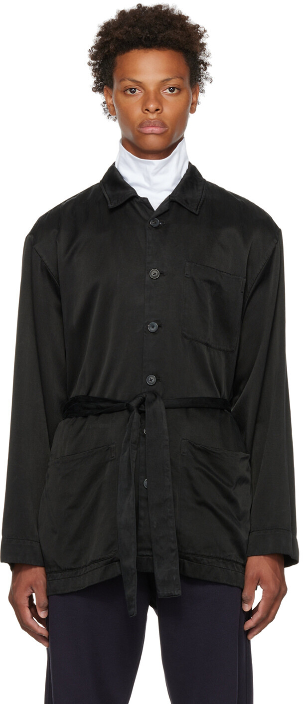 

Рубашка с черным замком Dries Van Noten