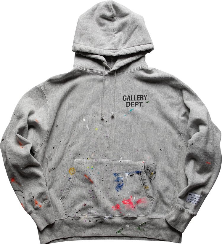 

Худи Gallery Dept. Logo Painted Hoodie 'Grey', серый