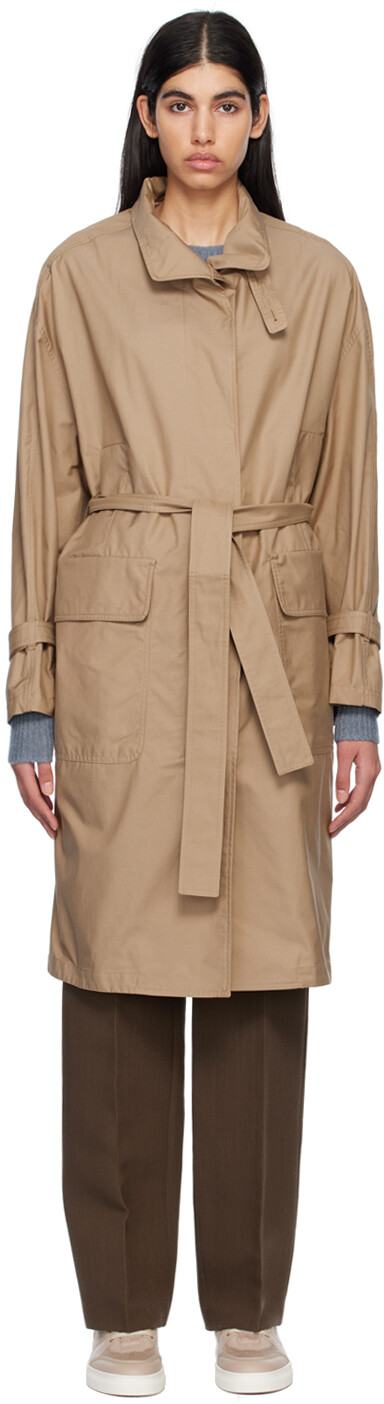 

Tan The Cube MTТренч Max Mara, Коричневый