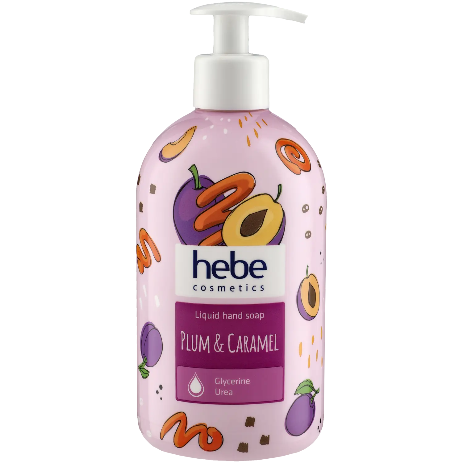 

Hebe Cosmetics Śliwka i Karmel жидкое мыло для рук, 500 мл