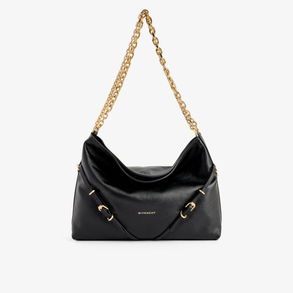 Кожаная сумка через плечо voyou Givenchy, черный