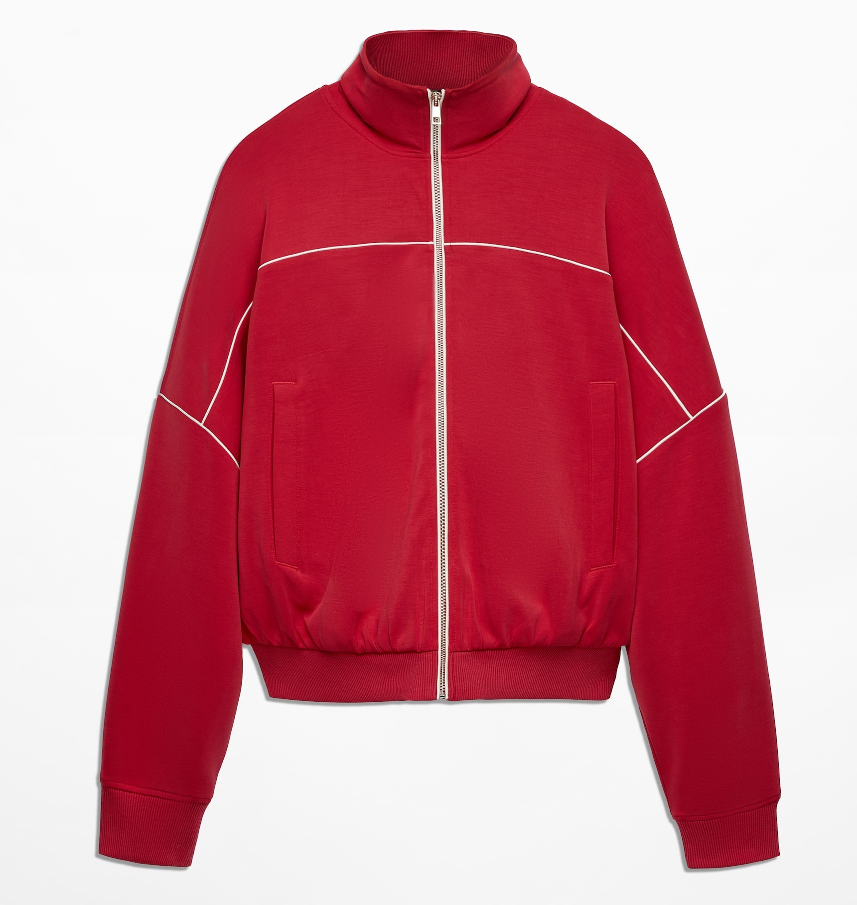 Спортивная куртка Oysho With Modal And Piping, красный