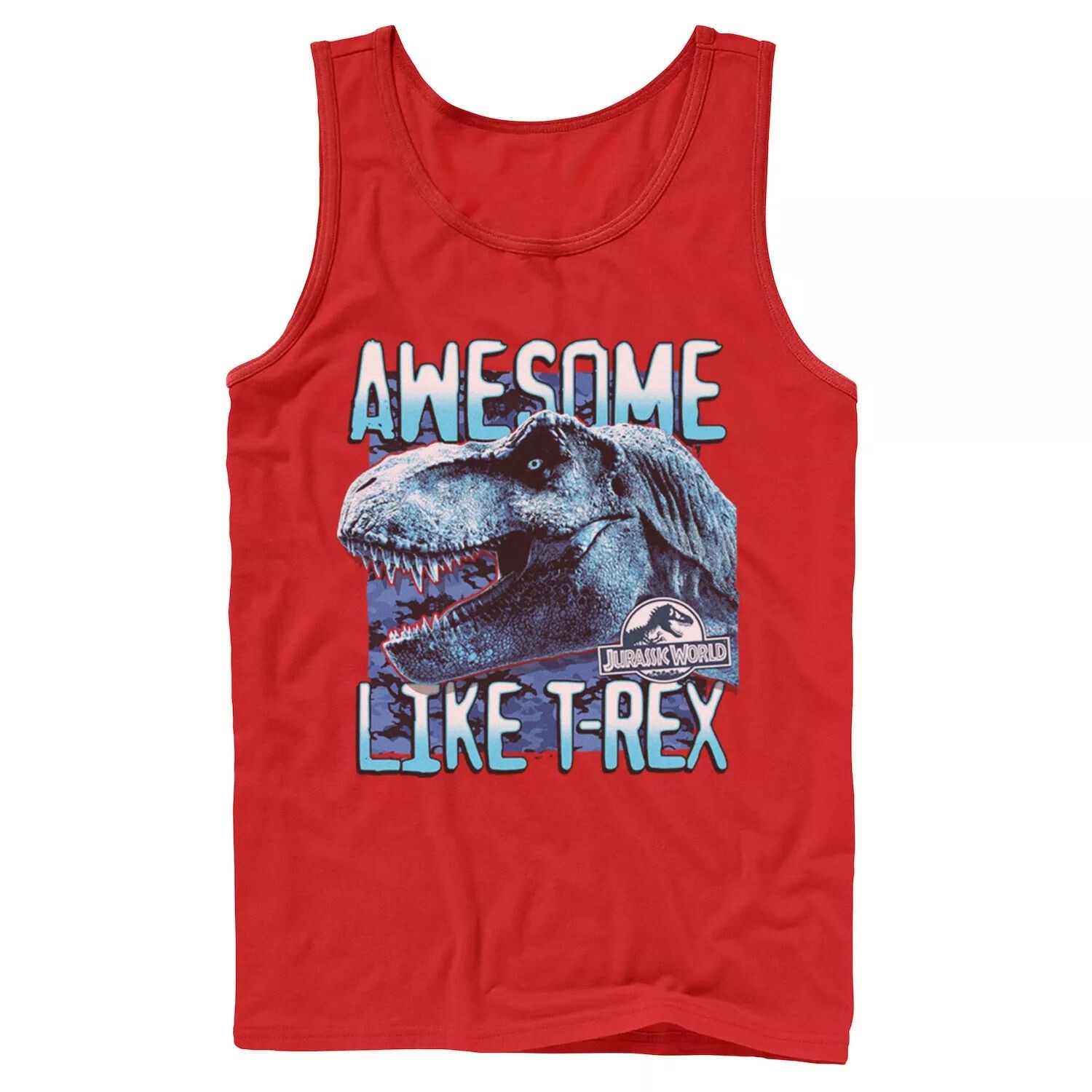

Мужская майка Jurassic World Two Awesme Lke T-Rex Licensed Character