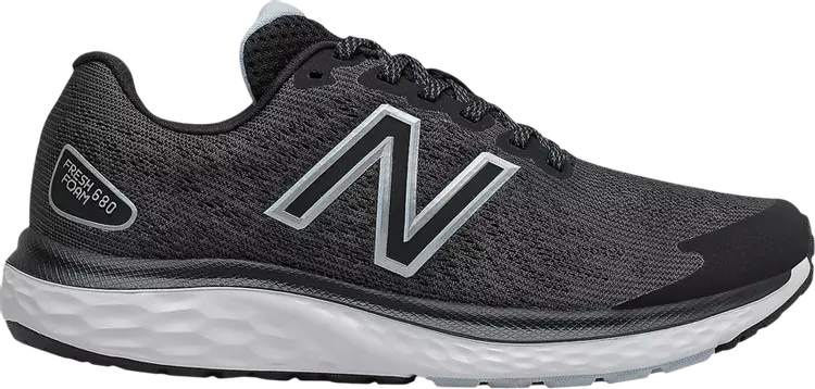 

Кроссовки New Balance Wmns Fresh Foam 680v7 Wide 'Black White', черный