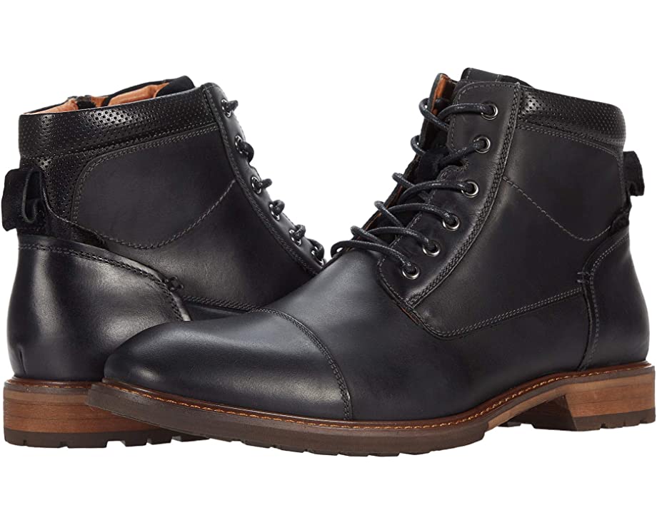 Ботинки Lodge Cap Toe Lace-Up Boot Florsheim, черный прихватка lodge силиконовая цвет черный asphh11
