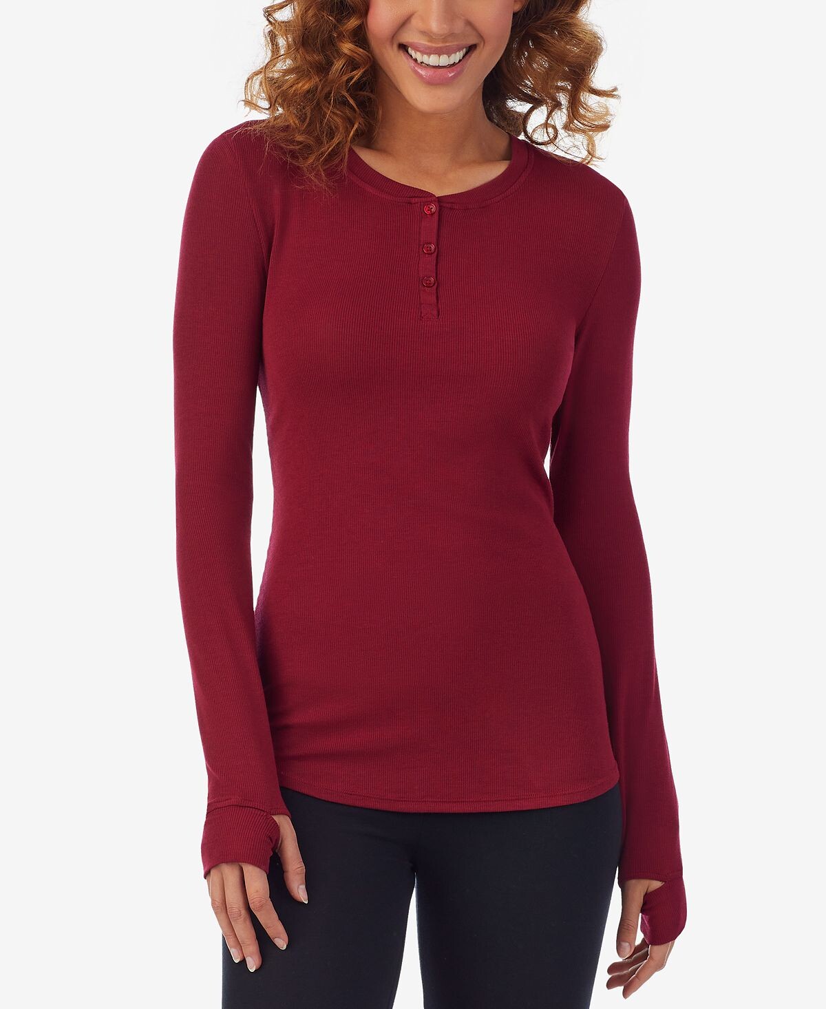 

Мягкая одежда с эластичной резинкой henley Cuddl Duds