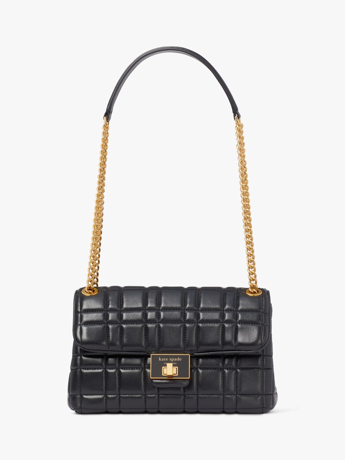 

Стеганая сумка через плечо Evelyn kate spade new york, черный