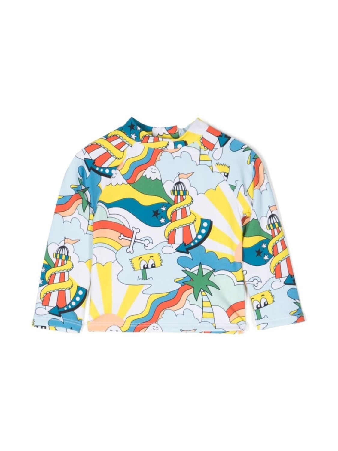 

Stella McCartney Kids толстовка с длинными рукавами и принтом, синий