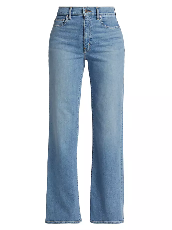 Эластичные широкие джинсы Faye с высокой посадкой Derek Lam 10 Crosby, цвет greenwich часы greenwich gw 307 10 59