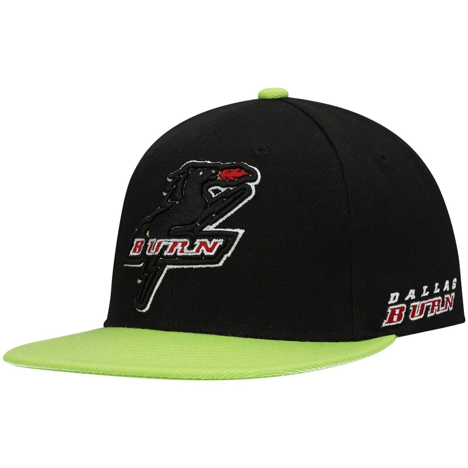 

Мужская двухцветная бейсболка Mitchell & Ness Black с историческим логотипом ФК Даллас 1996 года