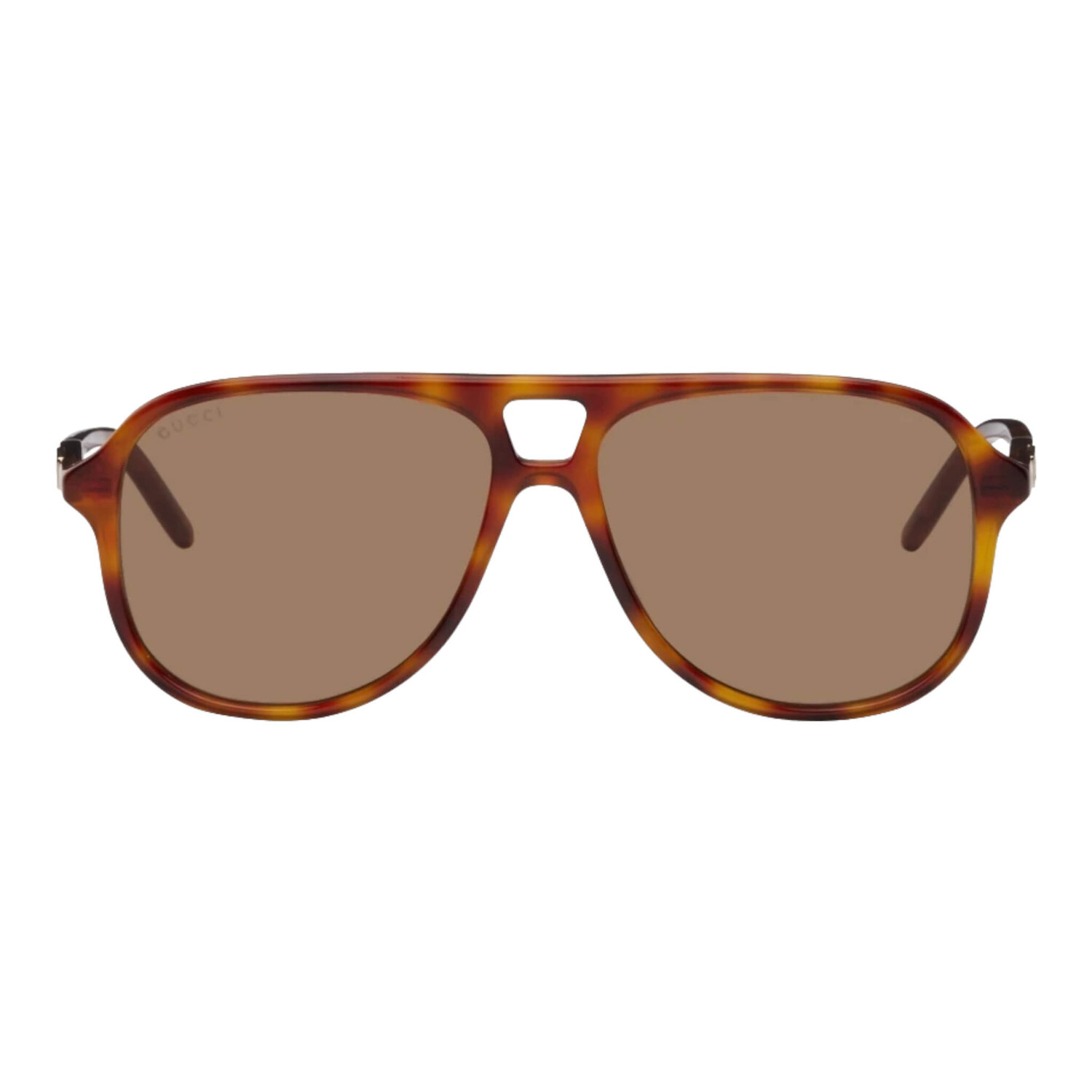

Солнцезащитные очки Gucci Aviator, коричневый
