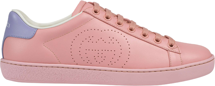 Кроссовки Gucci Wmns Ace Interlocking G - Pink Blue, синий - фото