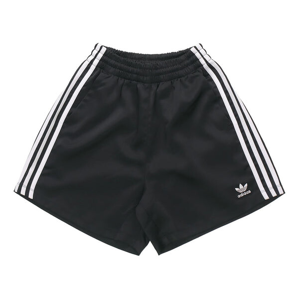 Шорты Adidas originals Satin Running Training Loose Sports Black, Черный