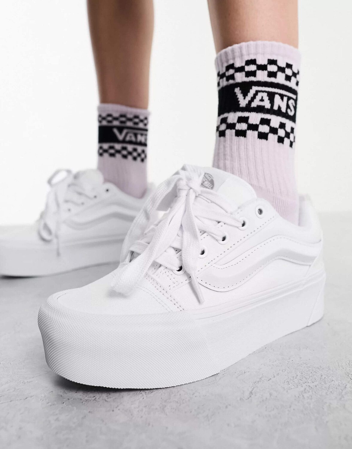 

Кроссовки Vans Knu Stacked Platform, белый