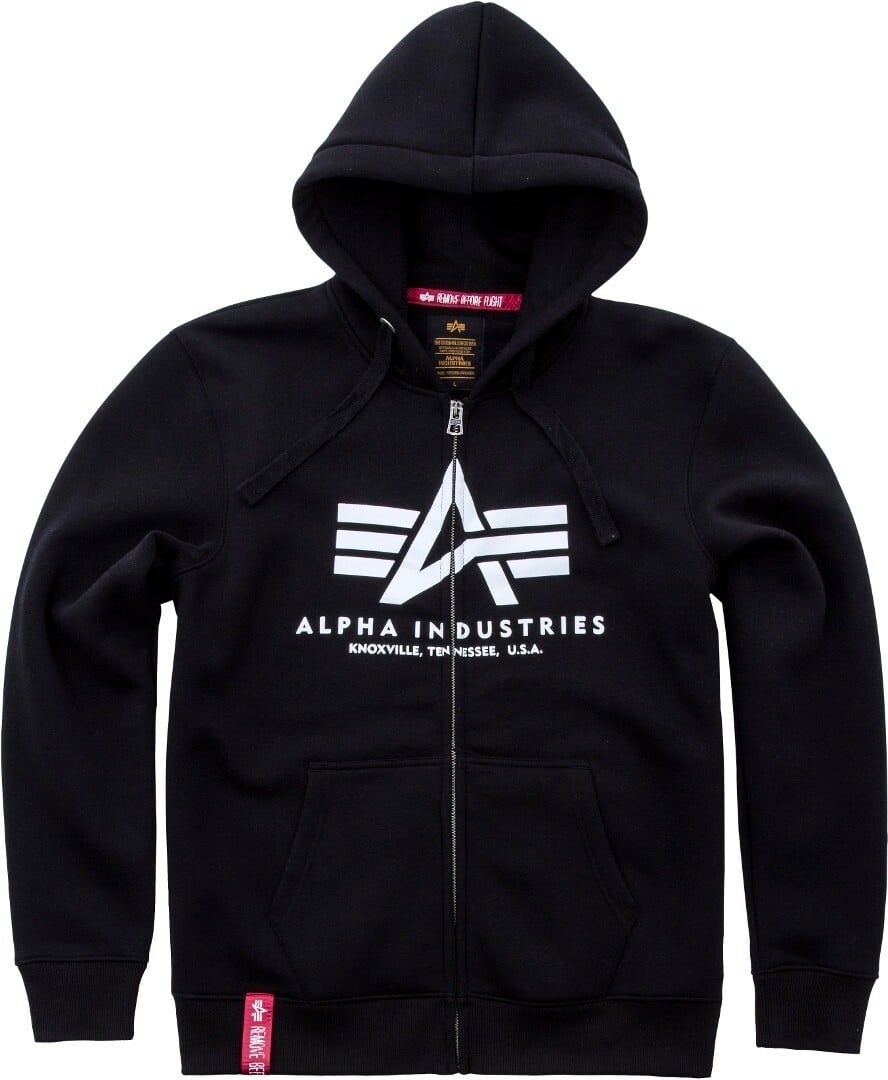 

Балахон Alpha Industries Basic ZIP, темно-серый