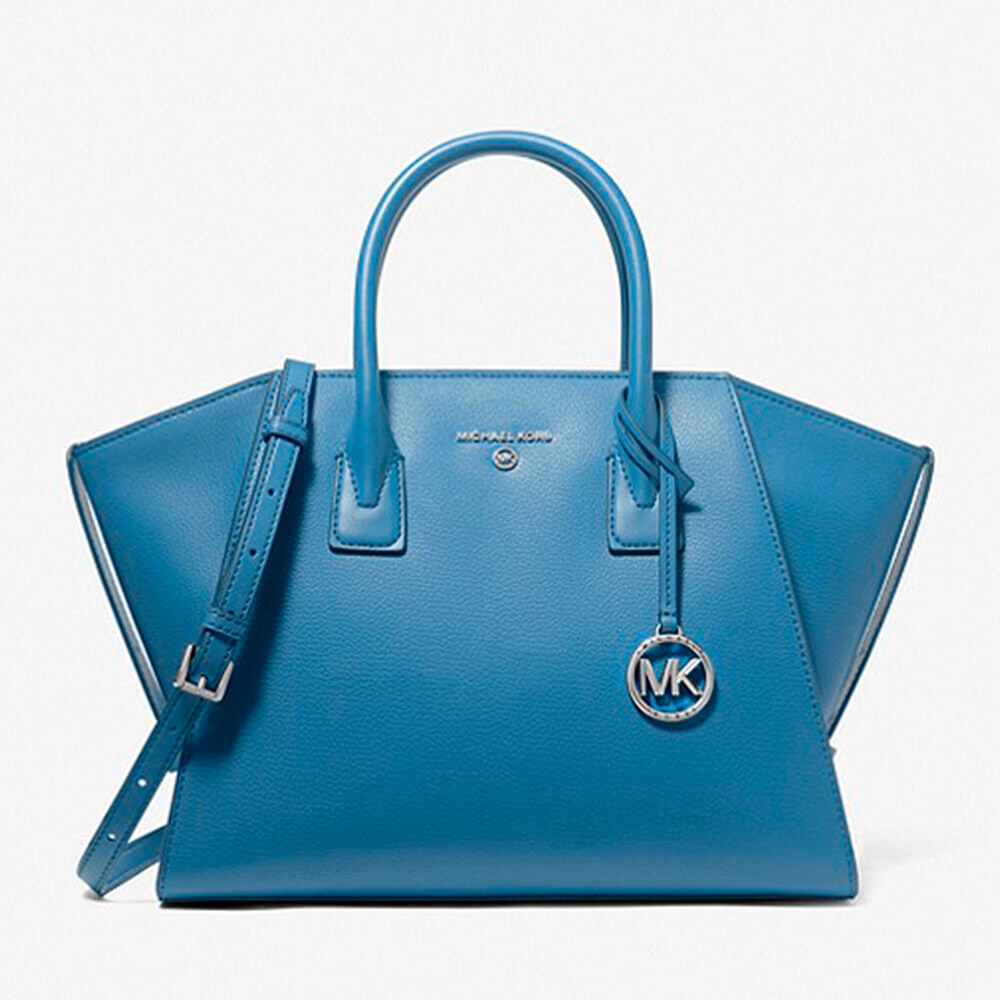 

Сумка Michael Michael Kors Avril Large Leather Top-Zip, синий