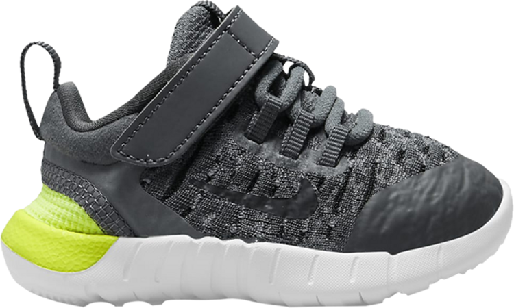 Кроссовки Nike Free RN 2021 TD 'Iron Grey Volt', серый кроссовки nike free rn 2021 td black dark smoke grey черный