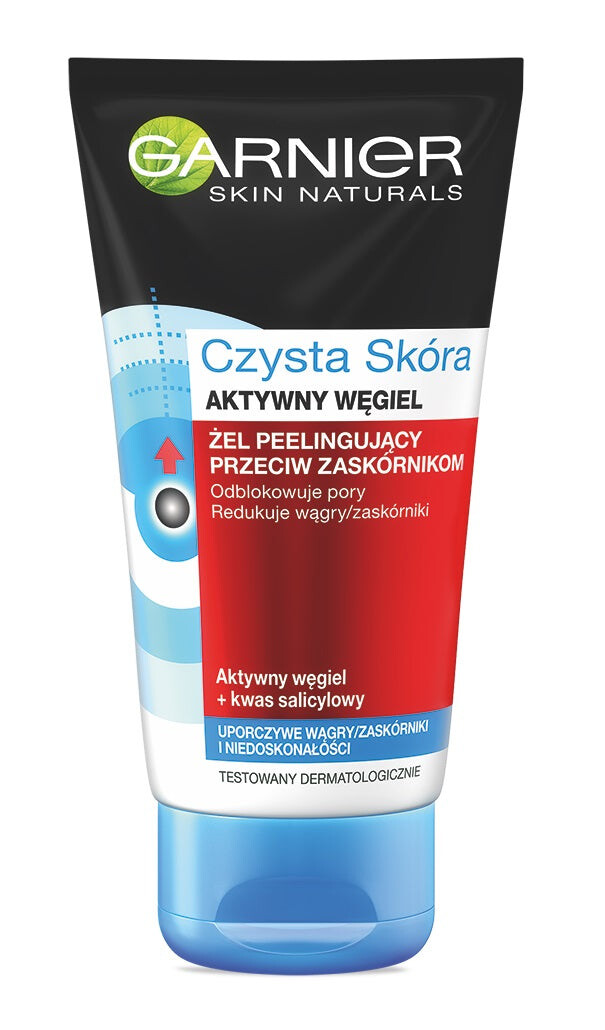 

Garnier Гель-пилинг Pure Skin Active Charcoal против черных точек 150мл