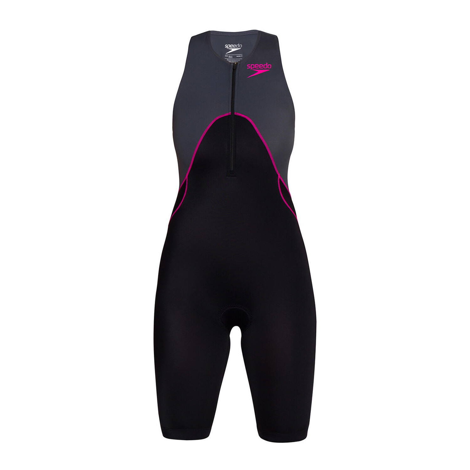 

Трифункциональный женский комбинезон Speedo Proton, черный / черный / розовый