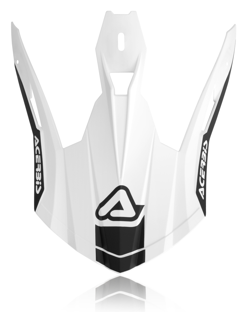 Пик защитный Acerbis Steel Carbon/X-Pro VTR для шлема, белый/черный