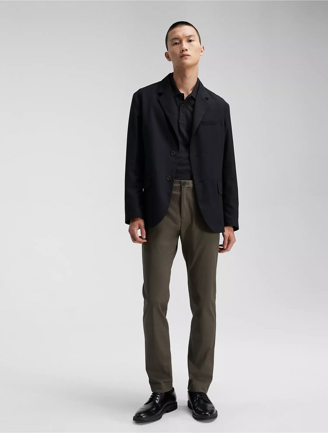 

Брюки Calvin Klein Cotton Flex, серо-зеленый