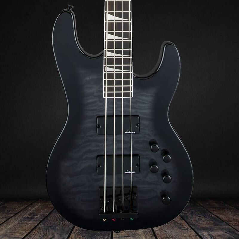 

Концертный бас-гитара Jackson серии JS JS3Q-прозрачный черный взрыв JS Series Concert Bass JS3Q-