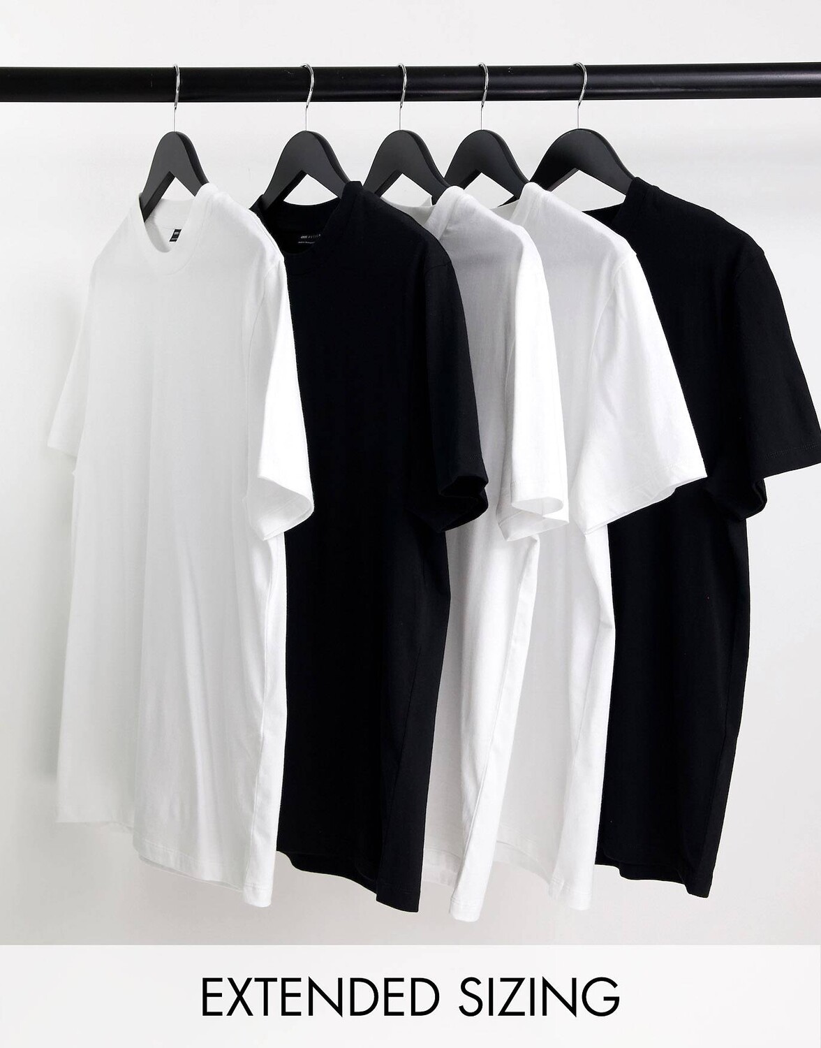 

Разноцветная футболка с круглым вырезом ASOS DESIGN 5 Pack