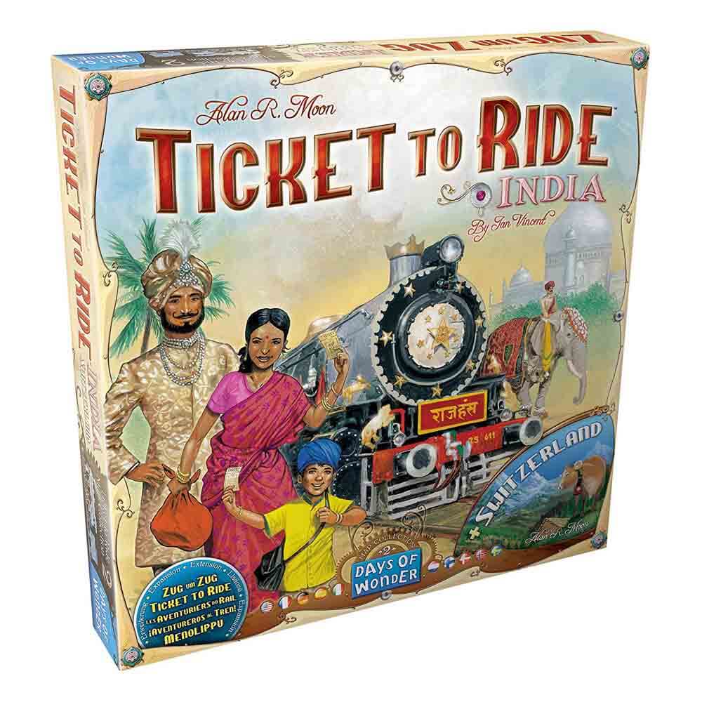 Дополнение для настольной игры Days Of Wonder: Ticket To Ride India And Switzerland