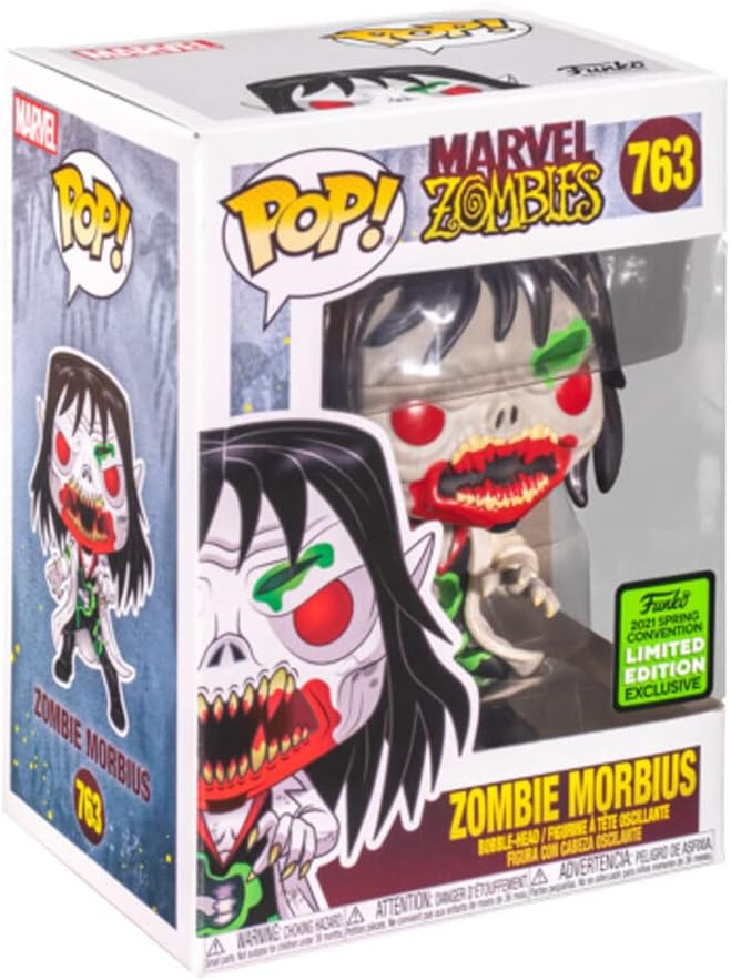 Фигурка Funko POP! Marvel Zombies #763 - Zombie Morbius 2021 Spring Convention Limited Edition фигурка marvel storm q fig diorama