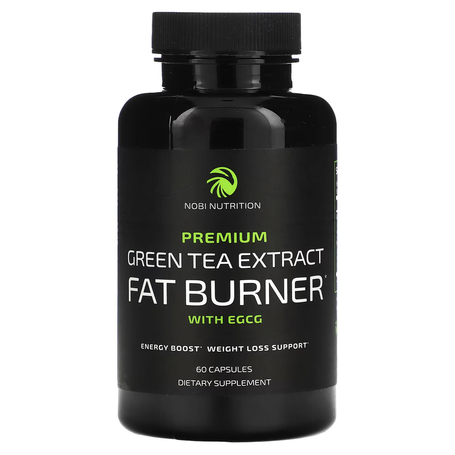 

Жиросжигатель Nobi Nutrition с экстрактом зеленого чая и EGCG, 60 капсул