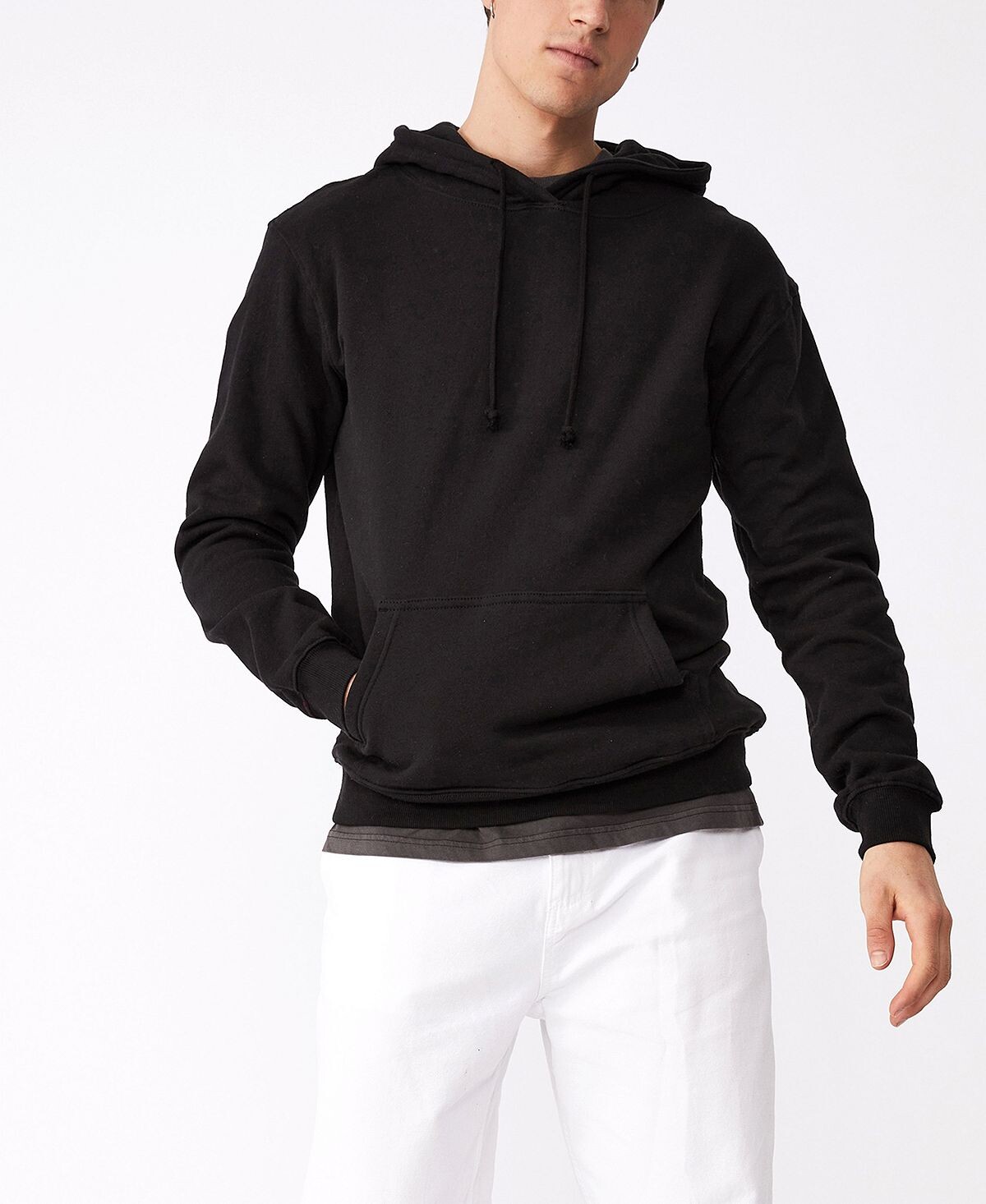 

Мужской флисовый пуловер essential толстовка COTTON ON, черный