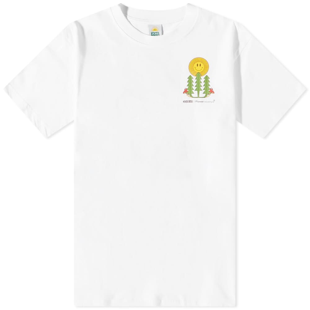 

Футболка Hikerdelic x Flower Mountain Logo Tee, Белый